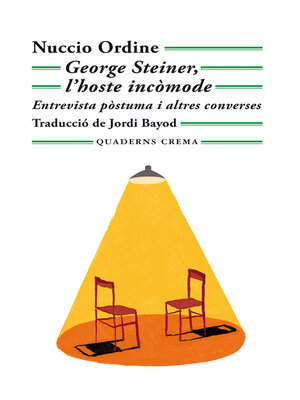 cover image of George Steiner, l'hoste incòmode